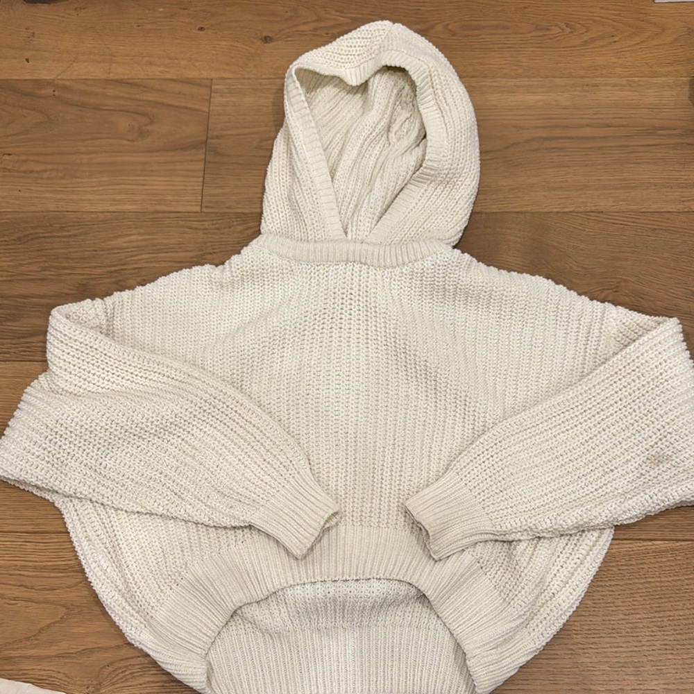 Cozy White Knit Sweater